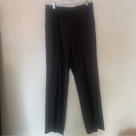 New With Tags Georgio Valentini Pinstripe 100% Wool Suit Size 22 Boys Small mens - Picture 7 of 10